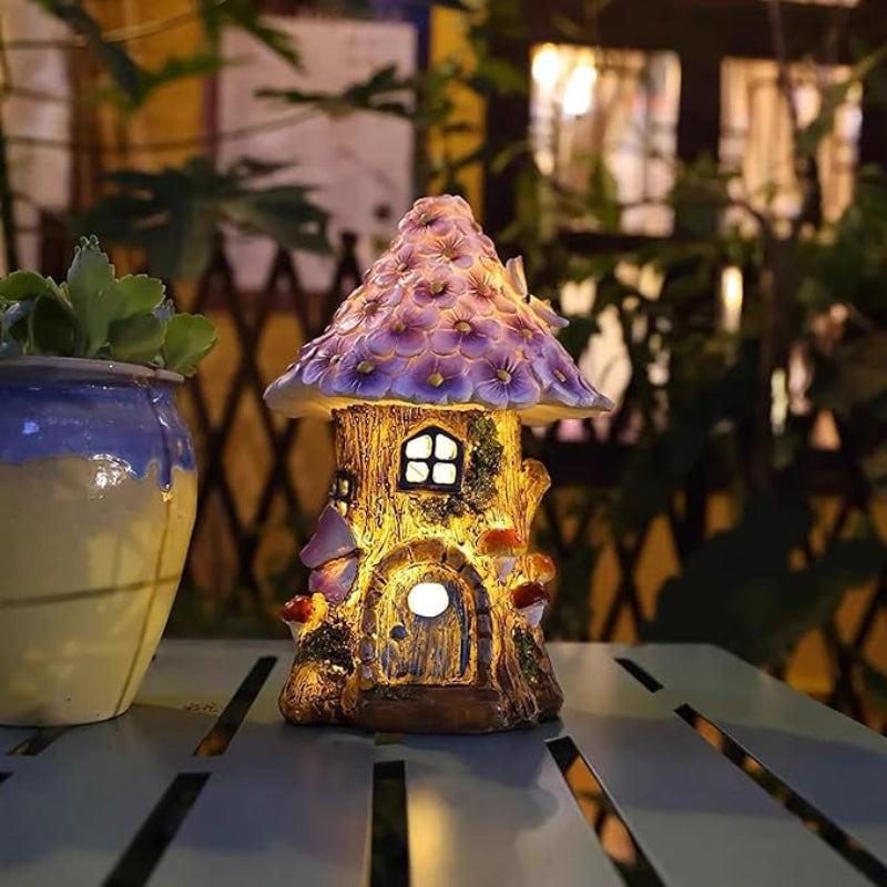Solar Mushroom Garden Lantern