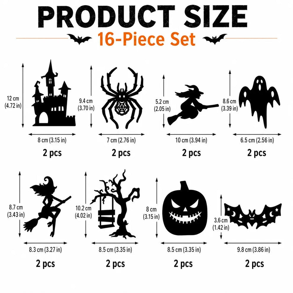 🎃Early Halloween Sale 49% OFF👻Halloween LED Silhouette Wall Light Stickers