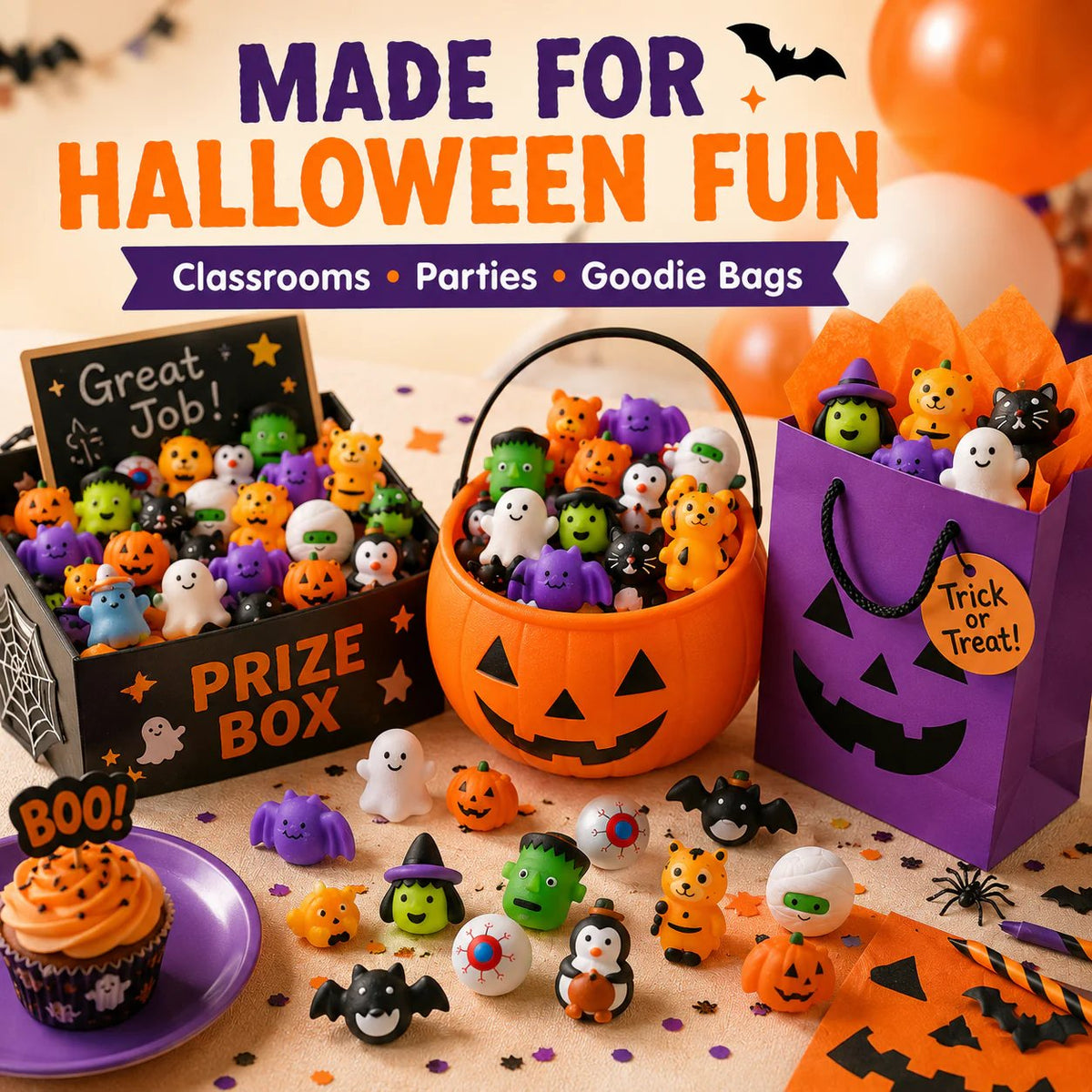 🔥Last Day 50% OFF - 30PCS Halloween Mochi Squishy Toys