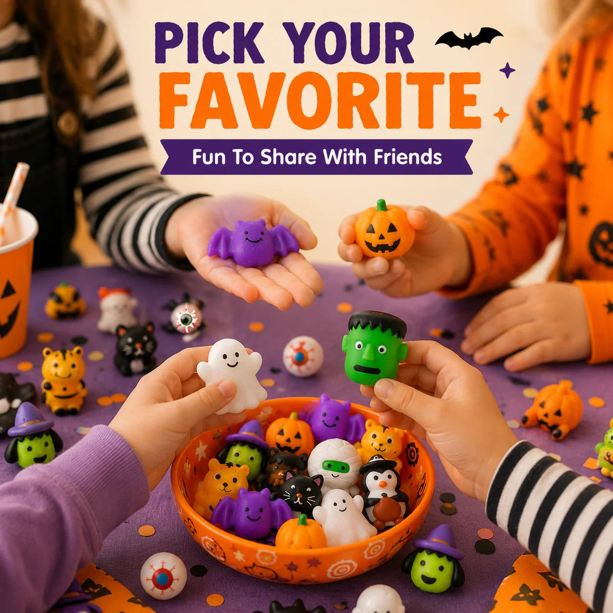 🔥Last Day 50% OFF - 30PCS Halloween Mochi Squishy Toys