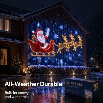 🎇✨Christmas LED House Net & Smart Outdoor Wall Curtain Light