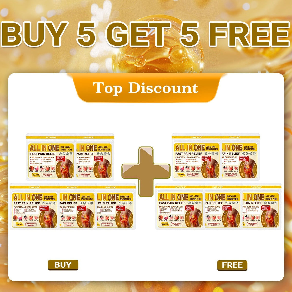 One last chance! Grab this lucky find at 80% OFF!🔥 180-day money back guarantee! Free air shipping! Natravor®