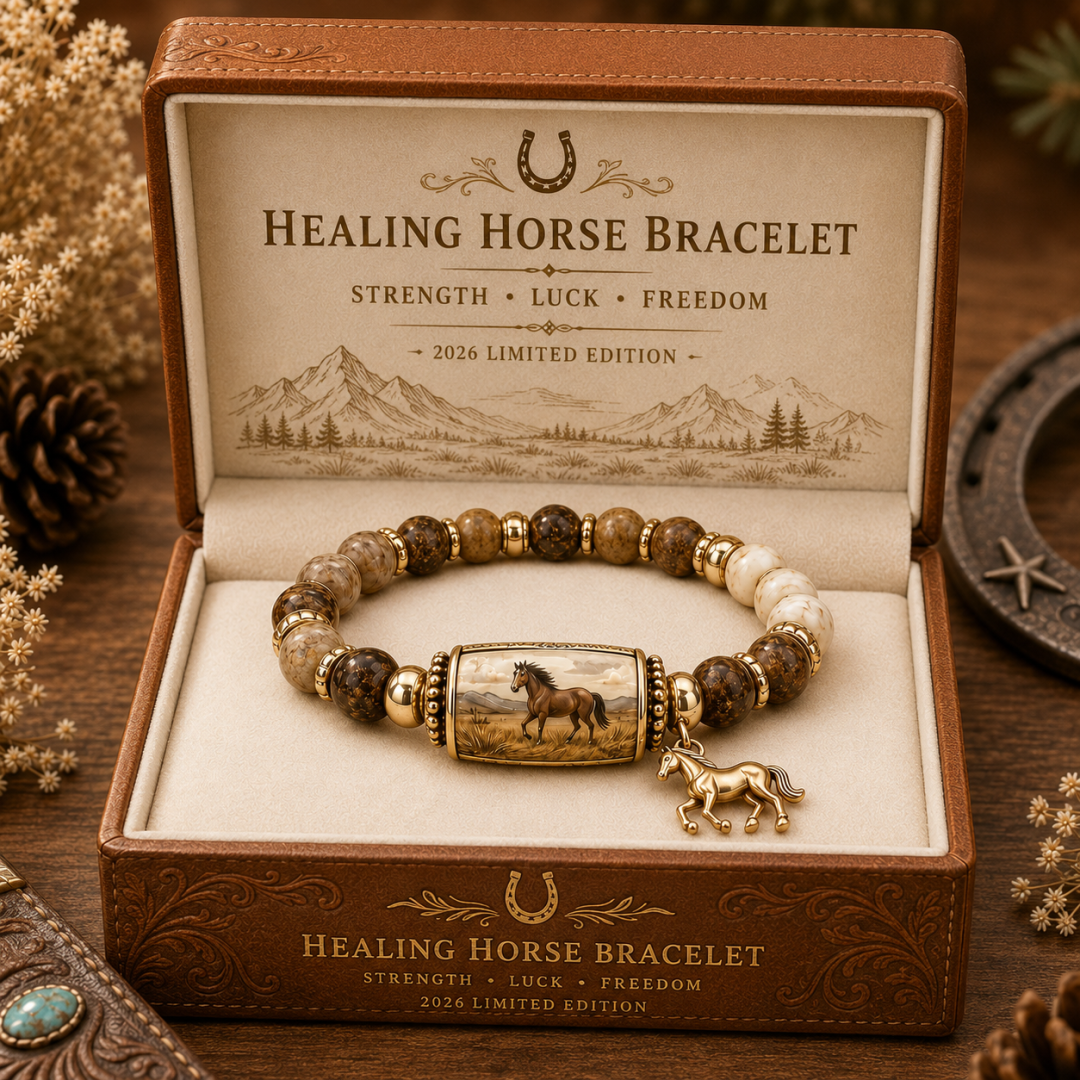 🔥🔥Limited Edition🐎 Western Horse Guardian Crystal Bracelet👍