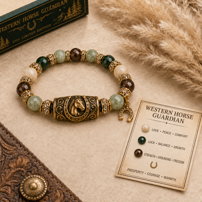 🔥🔥Limited Edition🐎 Western Horse Guardian Crystal Bracelet👍