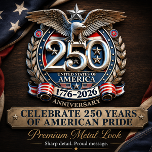 🇺🇸 250th Anniversary Sale - 250th Anniversary USA Eagle Metal Emblem