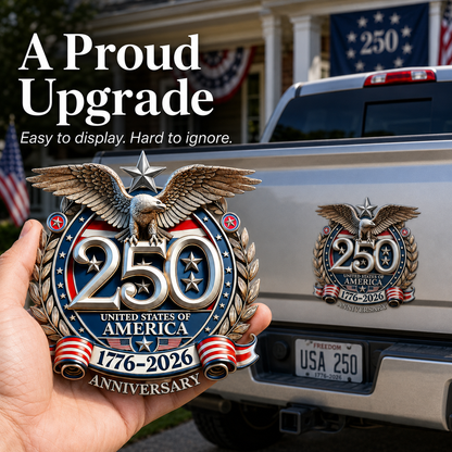 🇺🇸 250th Anniversary Sale - 250th Anniversary USA Eagle Metal Emblem