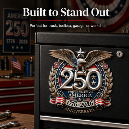 🇺🇸 250th Anniversary Sale - 250th Anniversary USA Eagle Metal Emblem