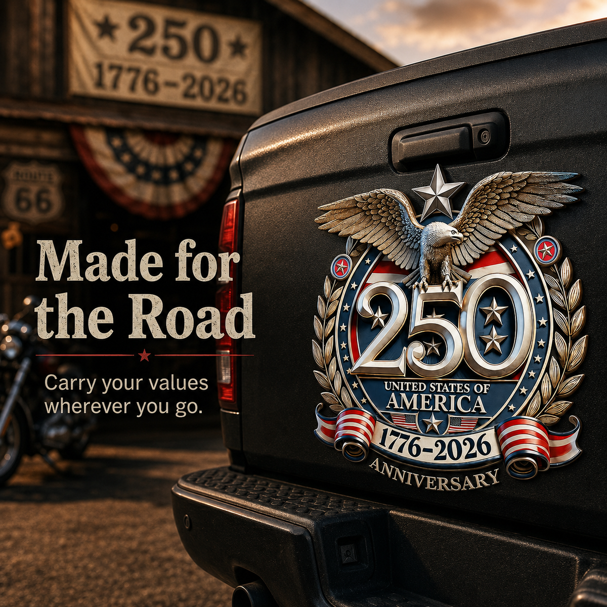 🇺🇸 250th Anniversary Sale - 250th Anniversary USA Eagle Metal Emblem