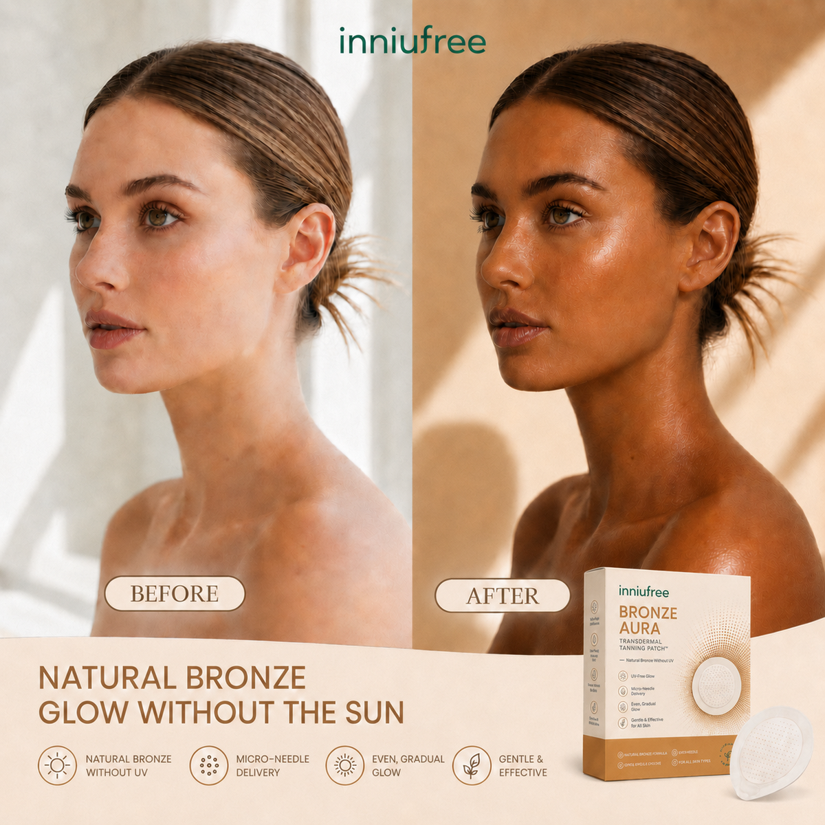 Inniufree™ Transdermal Tanning Patch