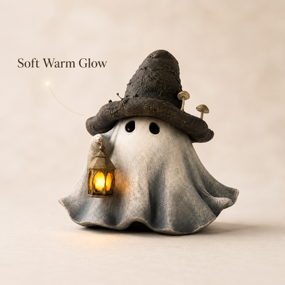 🎃 Touch-To-Light Witch Ghost LED Lamp – Cozy Halloween Decor