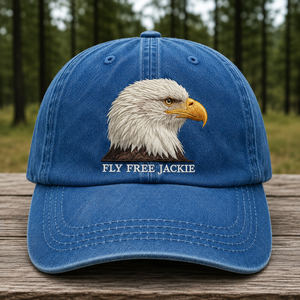🦅Fly-Free-Jackie Embroidered Memorial Cap