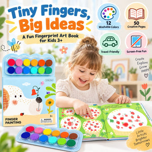 TinyHands™ Fingerprint Art Book - Create Magical Artwork With Little Fingers