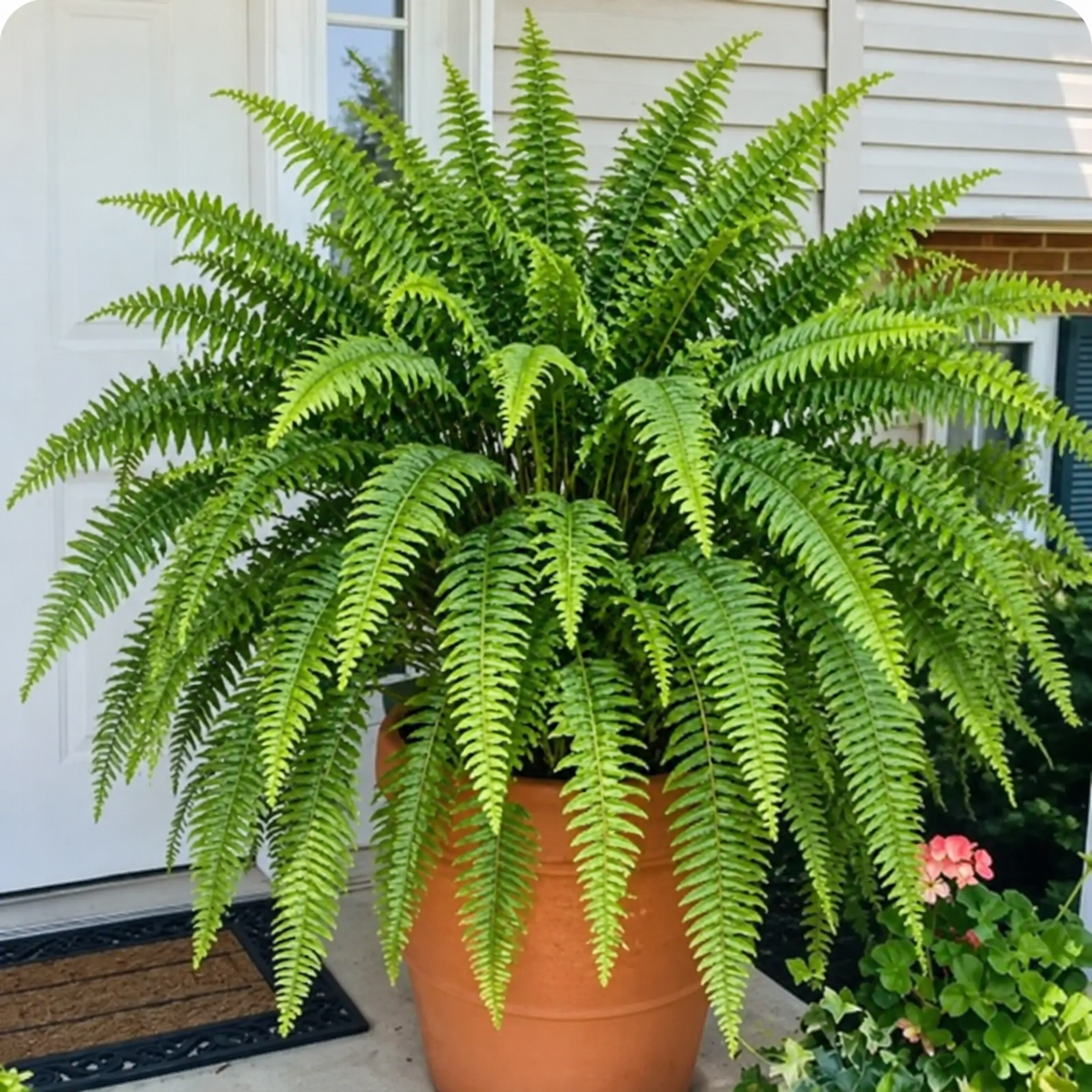 Glowing Boston Ferns with Lights – 🌿 Zero Watering, Zero Maintenance