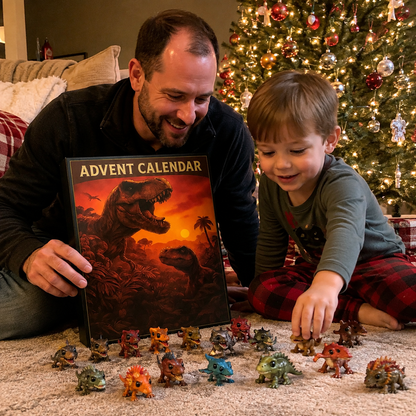 🦖Dinosaur Advent Calendar, 24‑Day Christmas Countdown Calendar