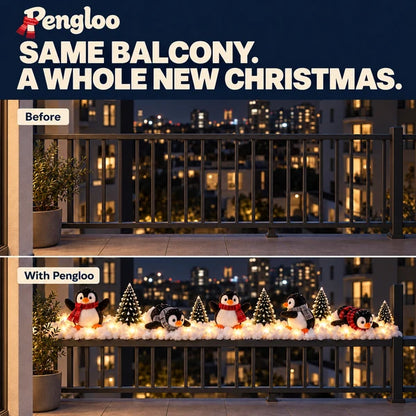 Pengloo™ Snowy Christmas Penguin Décor | Choose 1 or All 5
