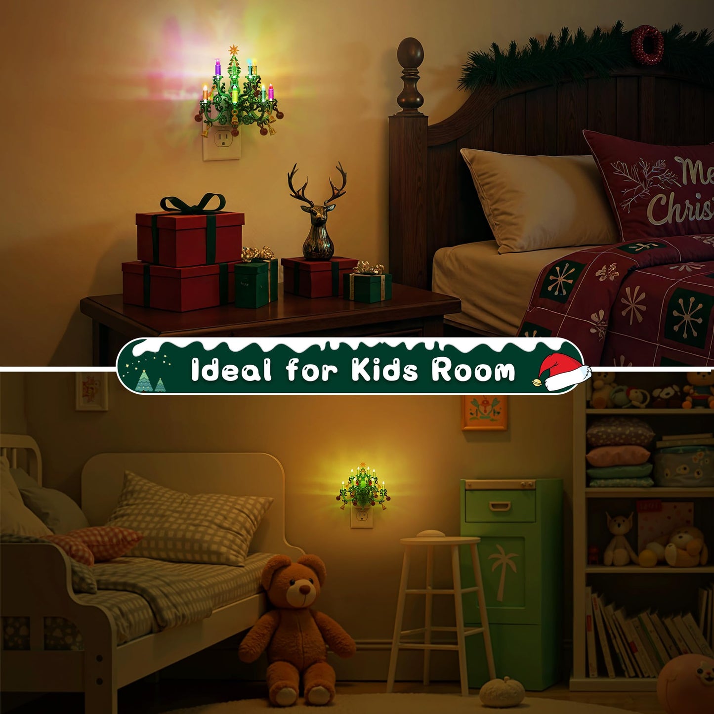 Vintage Christmas LED Night Light Collection