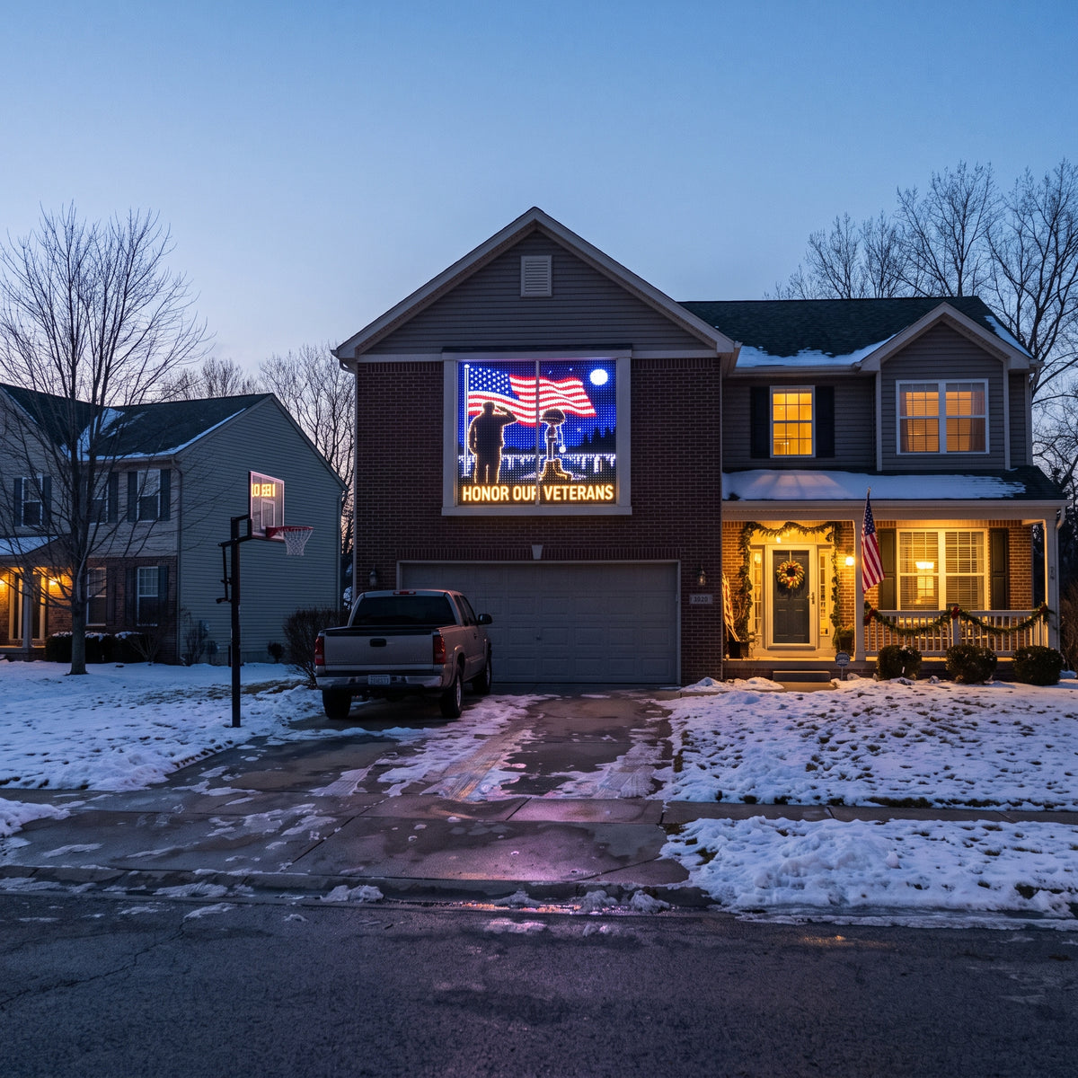 Proudly Patriotic: Pre-Loaded LED Military Decor