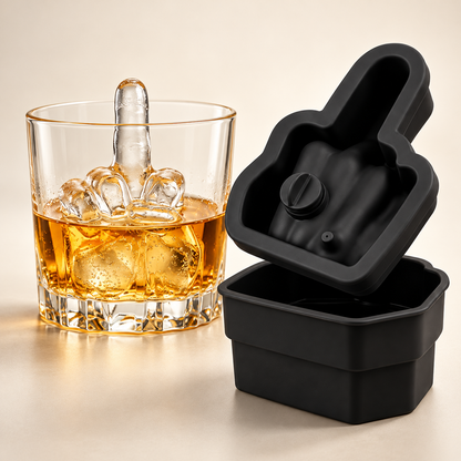 Ice With Attitude – Middle Finger Ice Cube Mold
