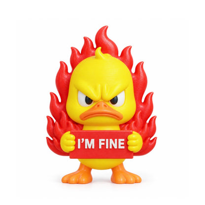 Bad Mood Duck Desk Figurine Collection