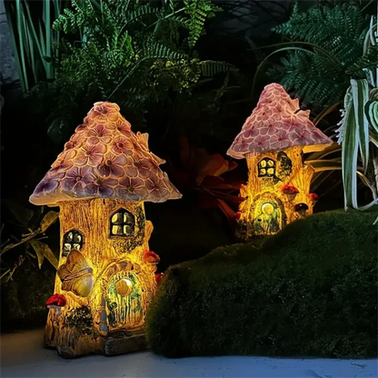 Solar Mushroom Garden Lantern