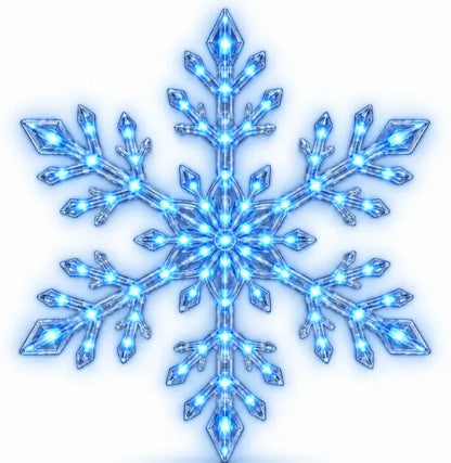 Last Day 49% OFF – ❄️ LED Snowflake Wall Lights | 3D Christmas Snowflake Décor with Blue & White Glow, Remote Control & Magical Indoor Holiday Atmosphere ✨