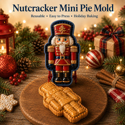 ⏳ Last Day 50% OFF – 🎄 9-Design Christmas Mini Pie Mold Collection 🥧✨