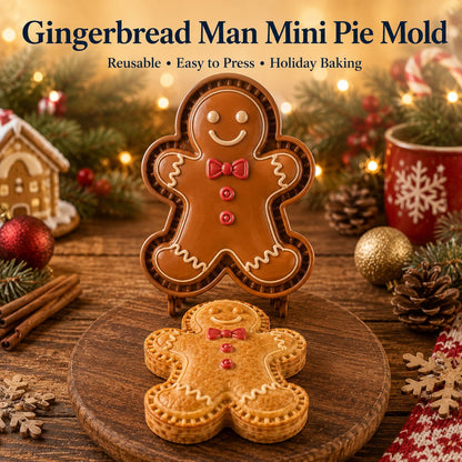 ⏳ Last Day 50% OFF – 🎄 9-Design Christmas Mini Pie Mold Collection 🥧✨