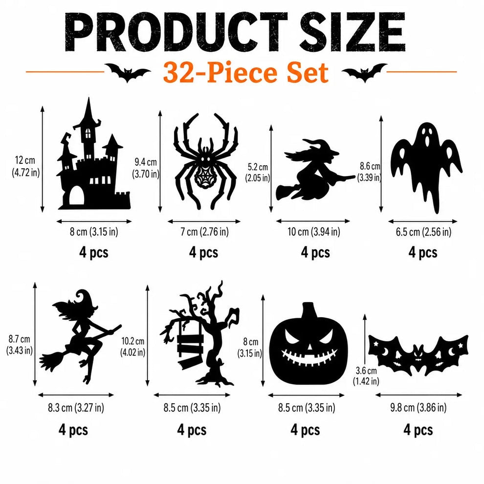🎃Early Halloween Sale 49% OFF👻Halloween LED Silhouette Wall Light Stickers