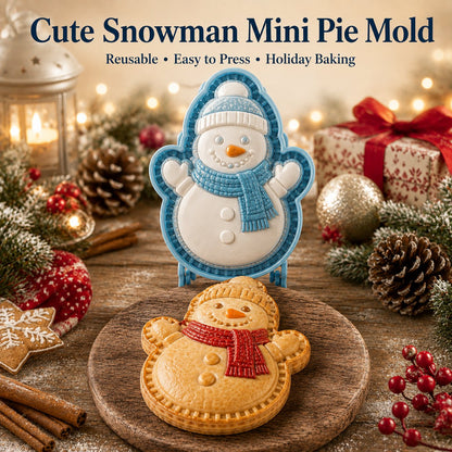 ⏳ Last Day 50% OFF – 🎄 9-Design Christmas Mini Pie Mold Collection 🥧✨