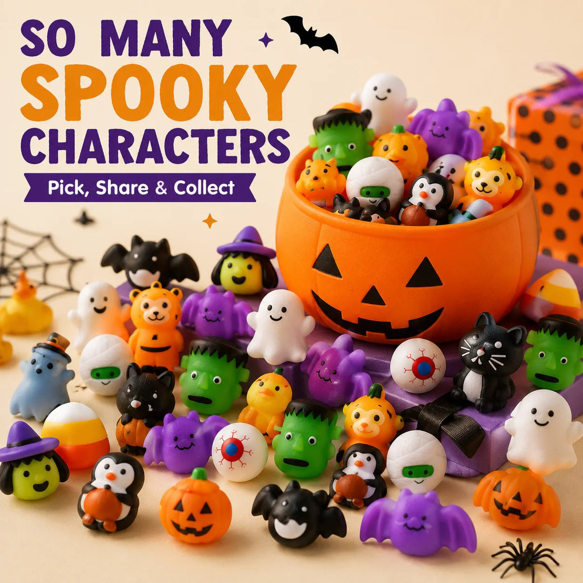 🔥Last Day 50% OFF - 30PCS Halloween Mochi Squishy Toys