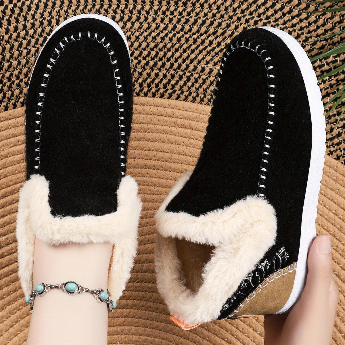 🎄Christmas Day Sale OFF🔥 - Kickly Orthopedic Fleece Slip-On Boots