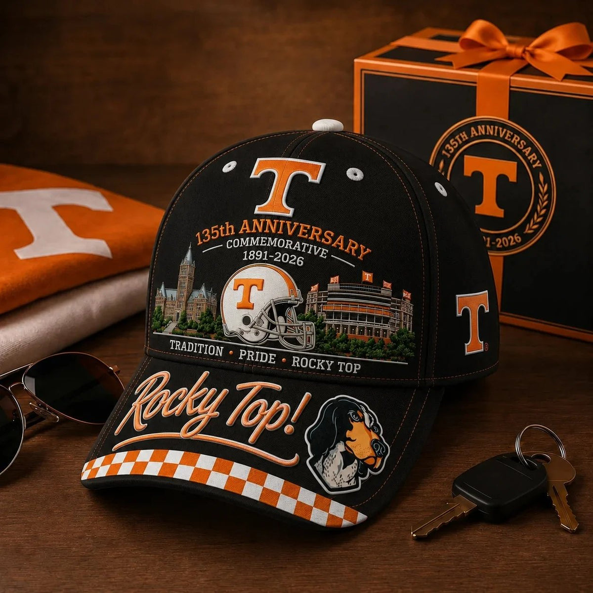 🇺🇸 Last Day Promo: 69% OFF🐶Rocky Top 135th Anniversary Commemorative Cap🏈