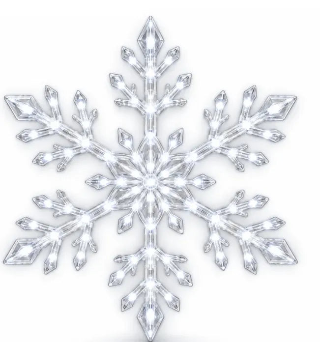 Last Day 49% OFF – ❄️ LED Snowflake Wall Lights | 3D Christmas Snowflake Décor with Blue & White Glow, Remote Control & Magical Indoor Holiday Atmosphere ✨