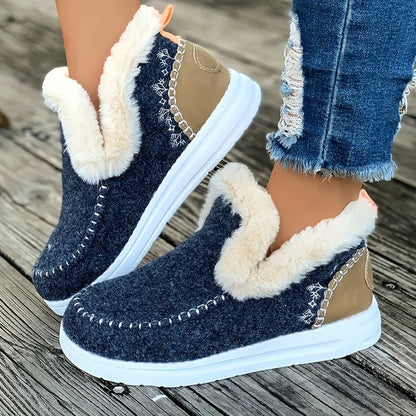 🎄Christmas Day Sale OFF🔥 - Kickly Orthopedic Fleece Slip-On Boots