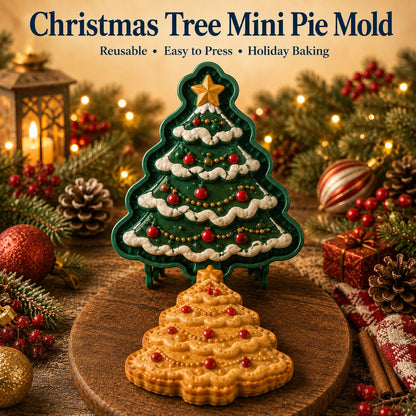 ⏳ Last Day 50% OFF – 🎄 9-Design Christmas Mini Pie Mold Collection 🥧✨