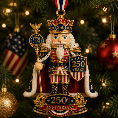 👑 America 250th Anniversary Nutcracker King Christmas Ornament Collection🎄