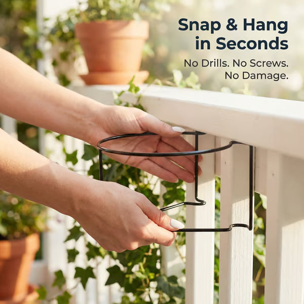 🔥2026 Hot Sale - Railing Plant Hanger
