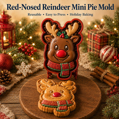 ⏳ Last Day 50% OFF – 🎄 9-Design Christmas Mini Pie Mold Collection 🥧✨