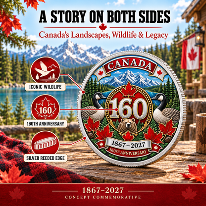 Canada 160th Anniversary Commemorative Heritage Coin
