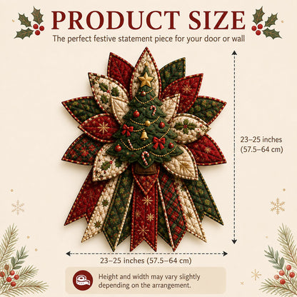 🎉 Holiday Celebration 49% OFF 🎄 – Festive Quilted Christmas Door Hanging DIY Sewing Kit