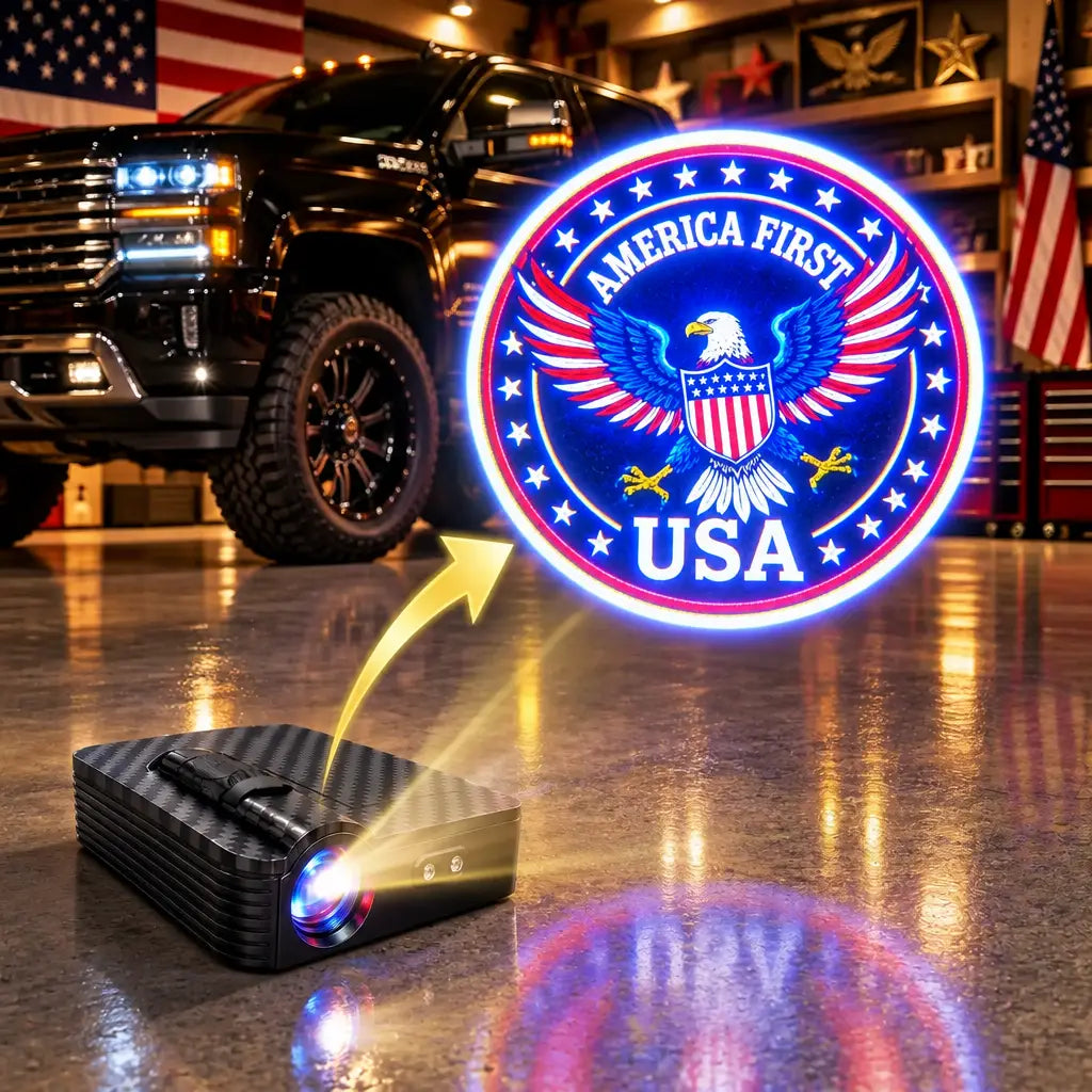 ✨ Wireless Car Door Logo Projector & Welcome Light