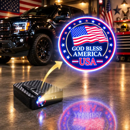 ✨ Wireless Car Door Logo Projector & Welcome Light
