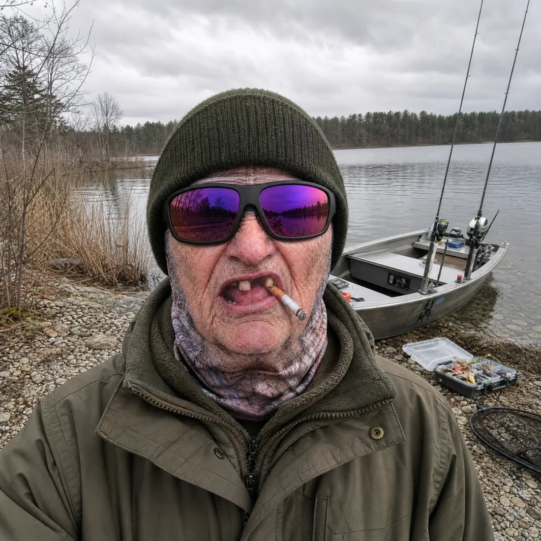 Frosty Face Balaclava: Stay Warm, Fish Longer & Prank Your Buddies