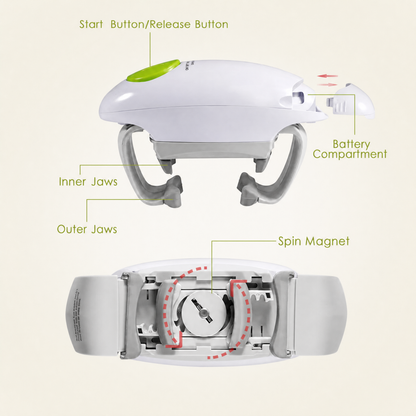 One-Touch Automatic Jar Opener – 🫙Hands-Free Electric Lid Twister for Seniors & Arthritis
