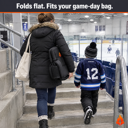🔥The Ultimate Back-Saving Stadium Seat with Armrests